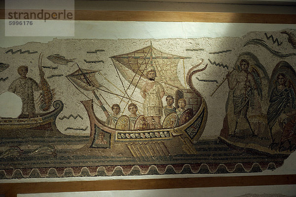 Mosaiken im Bardo-Museum  Tunis  Tunesien  Nordafrika  Afrika