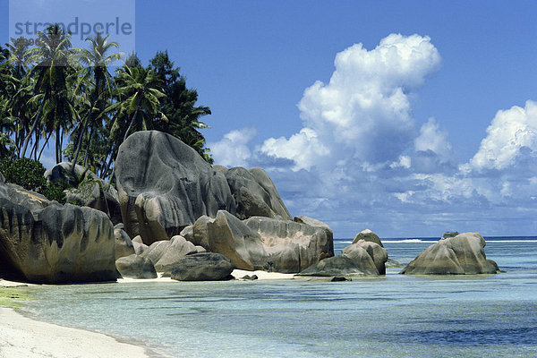 Großen Anse  La Digue  Seychellen  Indischer Ozean  Afrika