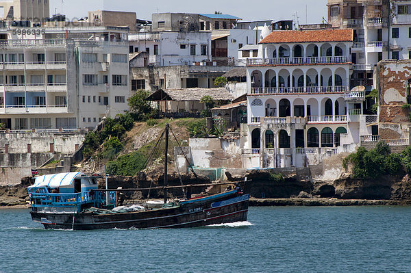 Uferviertel Mombasa  Kenia  Ostafrika  Afrika