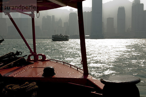 Sterne Fährhafen  Hong Kong  China  Asien