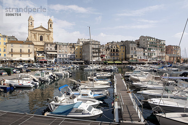 Die Jacht Hafen von Bastia  Korsika  Mittelmeer  Europa