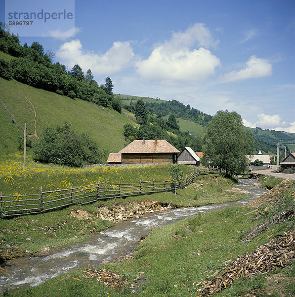 Seitin Village  Apuseni-Gebirge  Karpaten  Siebenbürgen  Rumänien  Europa