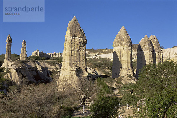 Tal von Göreme  zentrale Cappadocia  Anatolien  Türkei  Kleinasien  Asien