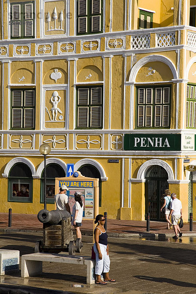 Penha Gebäude  Punda District  Willemstad  Curacao  Niederländische Antillen  Westindien  Caribbean  Mittelamerika