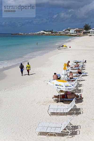 Carlisle Bay Beach  Bridgetown  Barbados  Antillen  Karibik  Mittelamerika