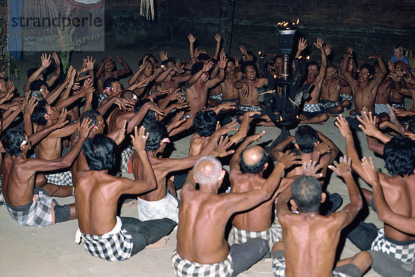 Kecak Tanz  Bali  Indonesien  Südostasien  Asien