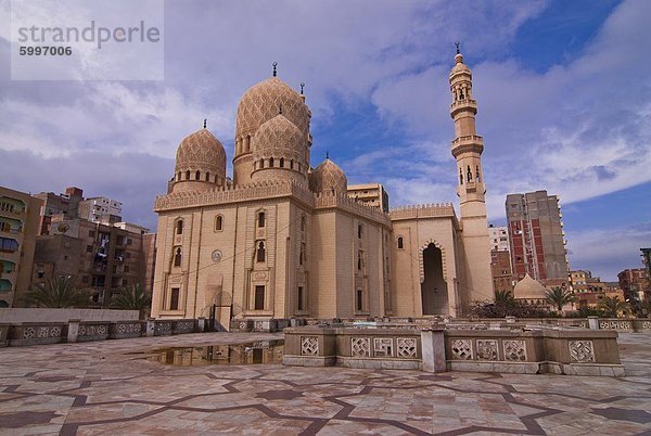 Abu El-Abbas Moschee  Alexandria  Ägypten  Nordafrika  Afrika