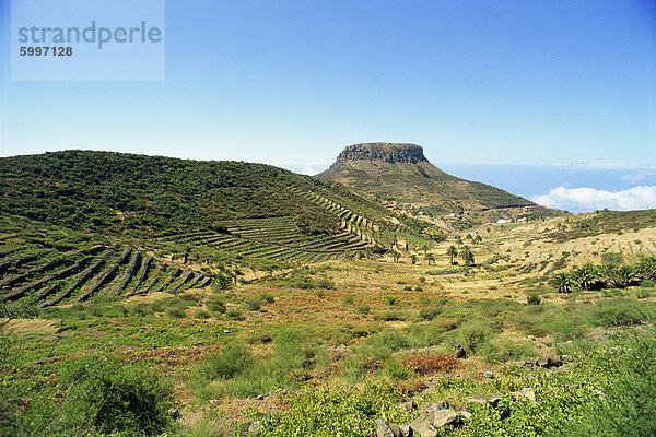 Bereich zwischen Erquito und Las Hayas  La Gomera  Kanarische Inseln  Spanien  Atlantik  Europa