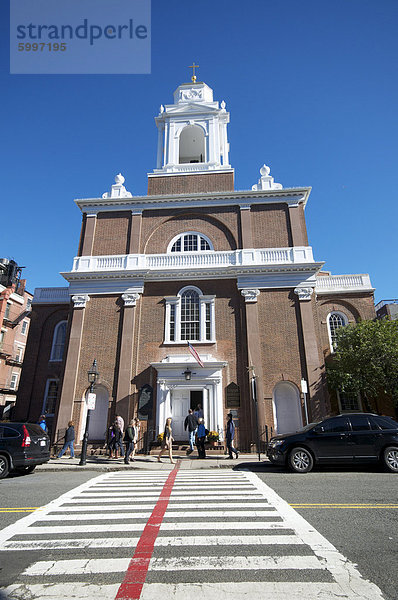Kirche St. Stephens  Boston  Massachusetts  Neuengland  Vereinigte Staaten von Amerika  Nordamerika
