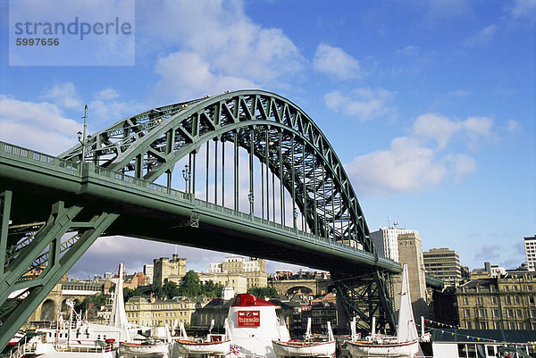 Tyne Bridge  Newcastle Upon Tyne  Tyne und Wear  England  Vereinigtes Königreich  Europa