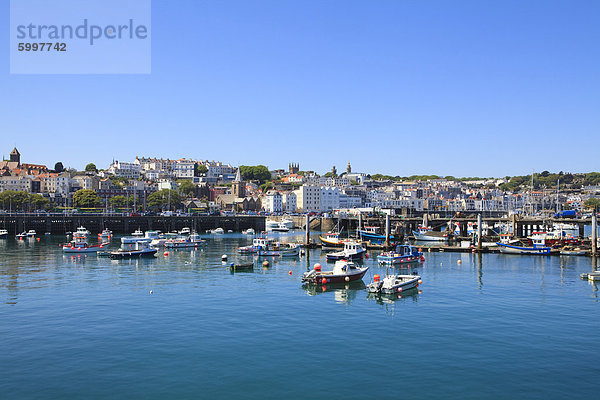 St. Peter Port  Guernsey  Kanalinseln  Großbritannien  Europa