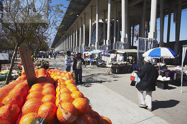 Markt in Walter Sisulu Square  Soweto  Johannesburg  Gauteng  Südafrika  Afrika