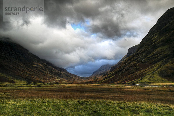 Glencoe  Highlands  Schottland  Vereinigtes Königreich  Europa