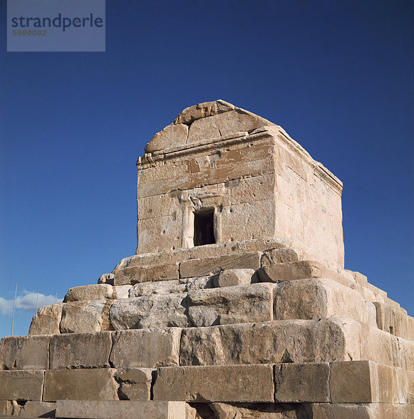 Das Grab des Kyros  Pasargadae  Iran  Naher Osten