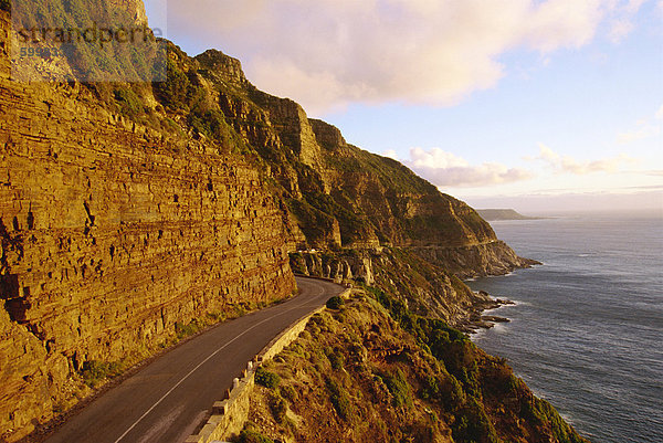 Chapmans ist Peak eine der Kapstadts spektakulärsten Straßen  Cape  Südafrika  Afrika