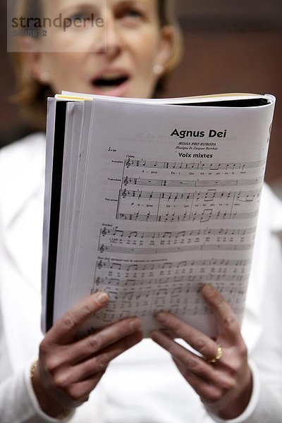 Chor in der Kirche San Filippo Neri  Turin  Piemont  Italien  Europa