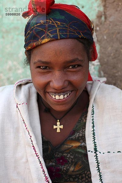 Lalibela Mädchen  Lalibela  Wollo  Äthiopien  Afrika