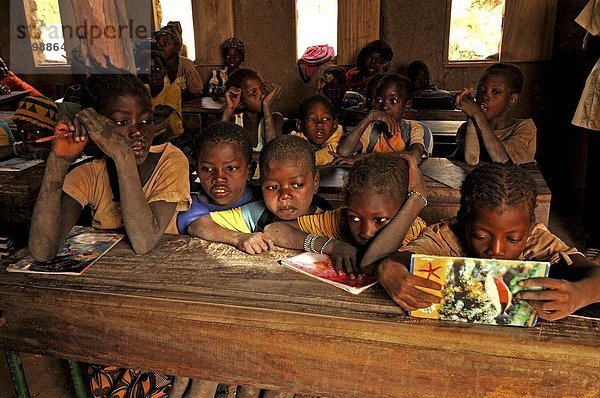 Dorf Schule  Youga-Na  Dogon Gebiet  Mali  Westafrika  Afrika