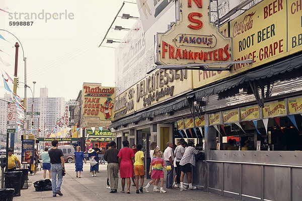 Vergnügungspark Coney Island  New York State  Vereinigten Staaten von Amerika  Nordamerika