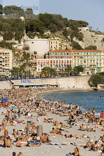Frankreich Europa Freundlichkeit Provence - Alpes-Cote d Azur Cote d Azur Alpes maritimes Promenade des Anglais