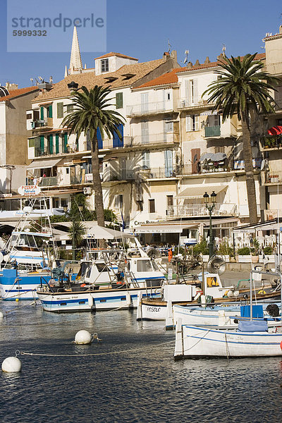 Hafen von Calvi  Korsika  Mittelmeer  Europa