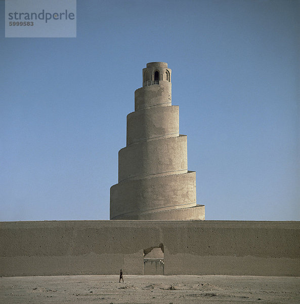 Minarett in Samarra  Irak  Naher Osten