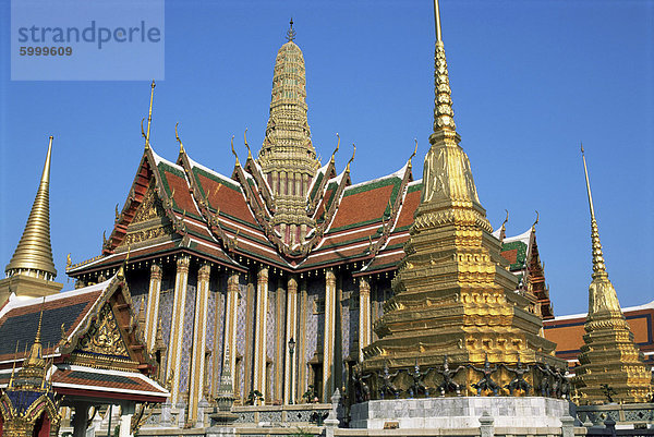 Wat Phra Kaeo  Grand Palace  Bangkok  Thailand  Südostasien  Asien