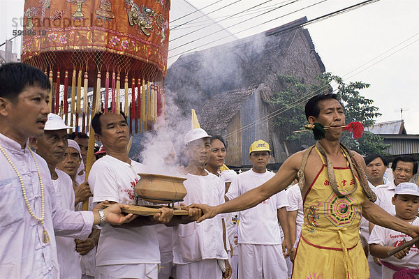 Vegetarische Festival  Phuket  Thailand  Südostasien  Asien