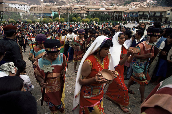 Inti Raymi Festival  Cuzco  Peru  Südamerika