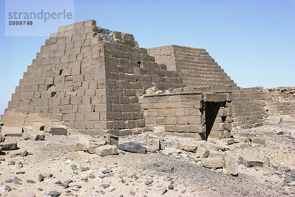 Pyramide  Meroe  Sudan  Afrika