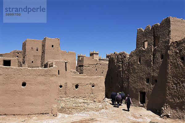 Kasbah  Boumalne du Dades  südlichen Bereich  Marokko  Nordafrika  Afrika