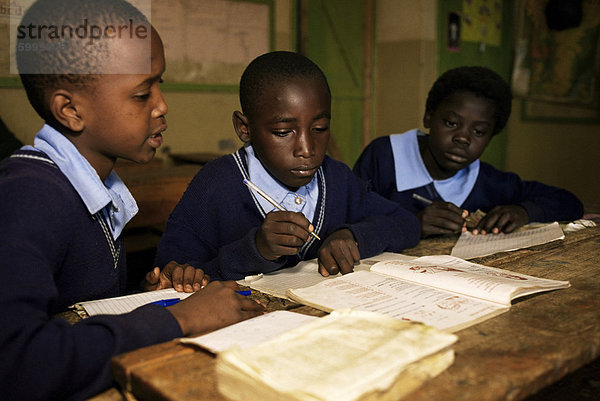 Schule  Nairobi  Kenia  Ostafrika  Afrika