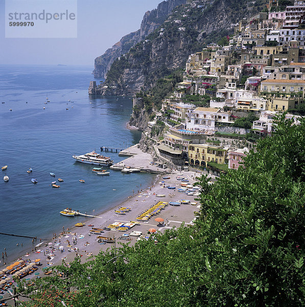 Positano  Costiera Amalfitana  UNESCO World Heritage Site  Campania  Italien  Europa