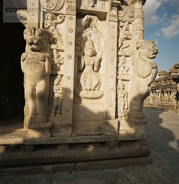 Kailasanath-Tempel  Kanchipuram  Indien  Asien