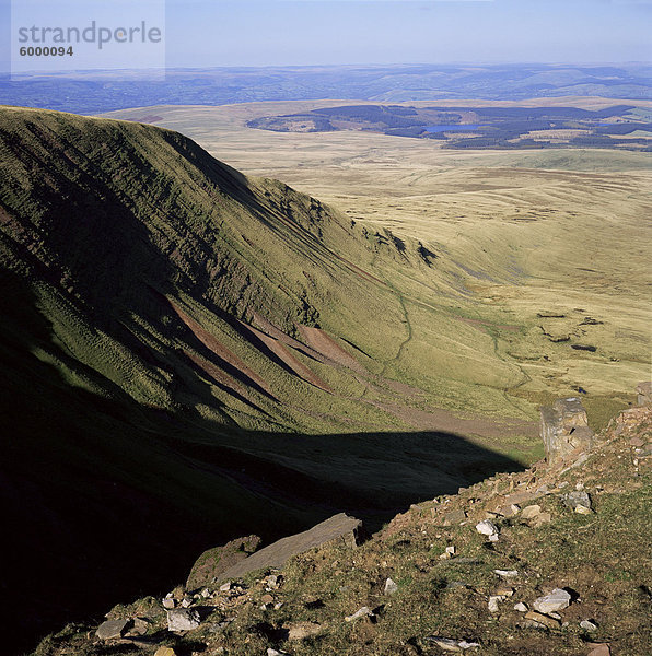 Black Mountain  Brecon Beacons  Powys  Wales  Vereinigtes Königreich  Europa