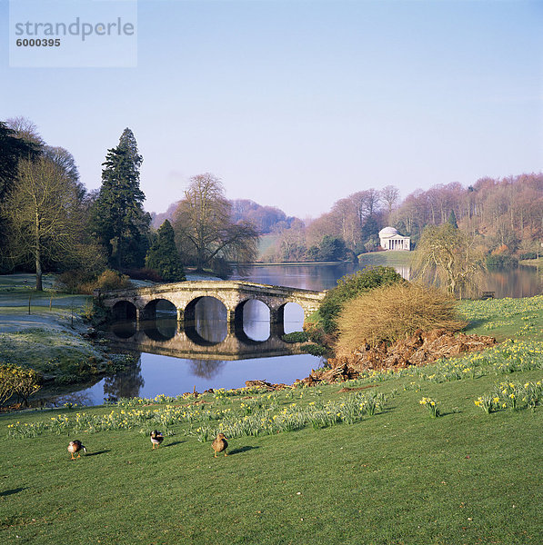 Stourhead  Wiltshire  England  Vereinigtes Königreich  Europa