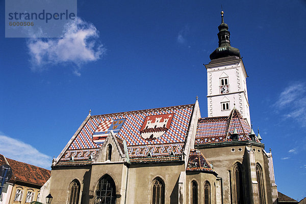 St.-Markus Kirche  Zagreb  Kroatien  Europa