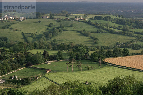 Cotswolds nahe Dursley  Gloucestershire  England  Vereinigtes Königreich  Europa