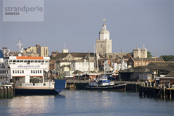 Alte Hafengebiet  Portsmouth  Hampshire  England  Vereinigtes Königreich  Europa