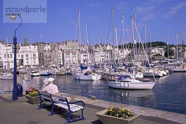 St. Peter Port  Guernsey  Kanalinseln  Großbritannien  Europa