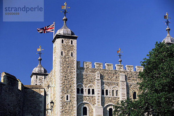White Tower  Tower of London  UNESCO Weltkulturerbe  London  England  Großbritannien  Europa