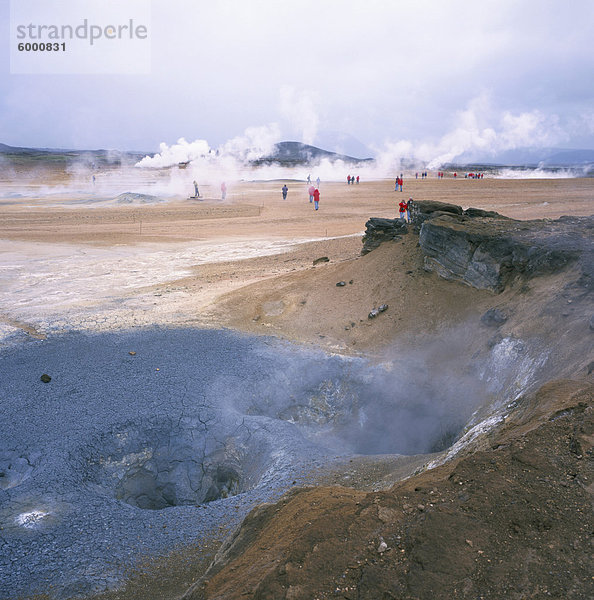 Namafjall Thermalgebiet  Nord Ost  Island  Polarregionen