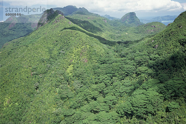 Luftbild des Morne Seychellois  Northern Region  Insel Mahe  Seychellen  Indischer Ozean  Afrika