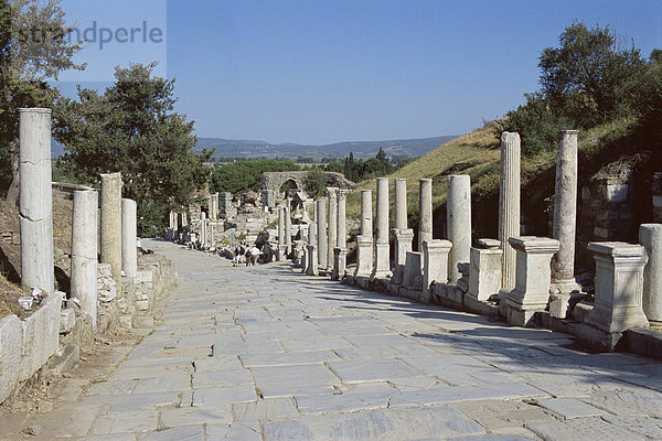 Ausgrabungsstätte  Ephesus  Anatolien  Türkei  Kleinasien