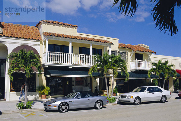 Mediterrane Architektur von Worth Avenue  Palm Beach  Florida  USA