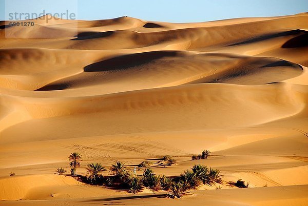 ERG Ubari Wüste  Ubari  Libyen  Nordafrika  Afrika