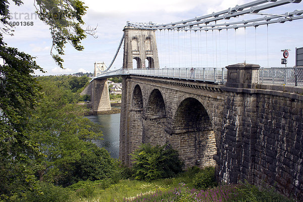 Menai Bridge  Nordwales  Anglesey  Wales  Vereinigtes Königreich  Europa