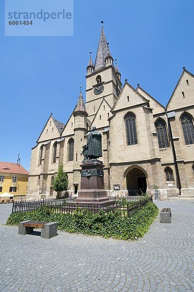 Evangelische Kirche in Piata Huet  Sibiu  Rumänien  Europa