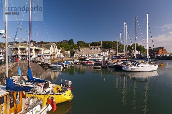 Hafen von Padstow  Cornwall  England  Vereinigtes Königreich  Europa