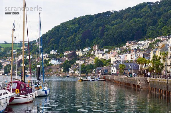 Dart River in Dartmouth  Devon  England  Vereinigtes Königreich  Europa